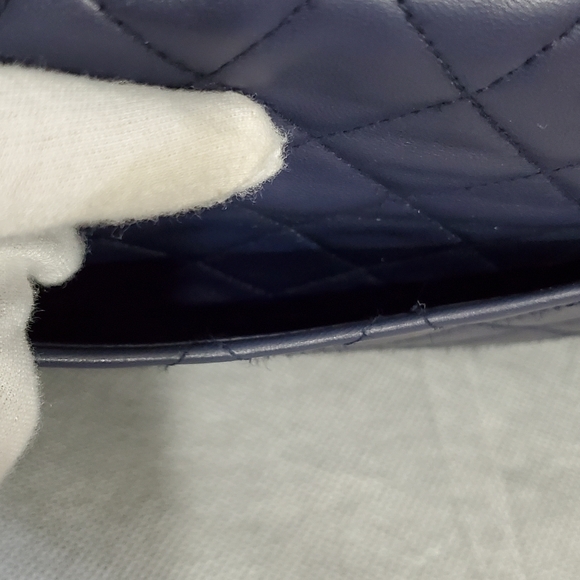 Authentic Chanel Lambskin Double Flap CC Bag (SOLD) - Picture 13 of 16